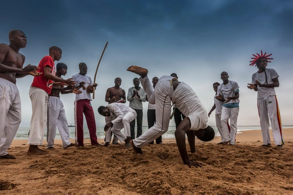 people doing capoeira dance