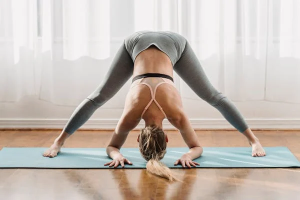 woman doing back pain yoga poses