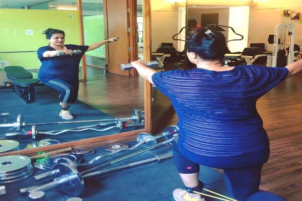 Pilates training